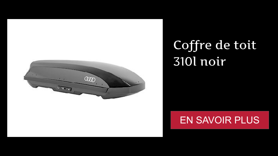 Coffre de toit 310l noir